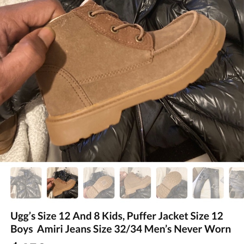 Boots Ugg’s size 8 boys/girls